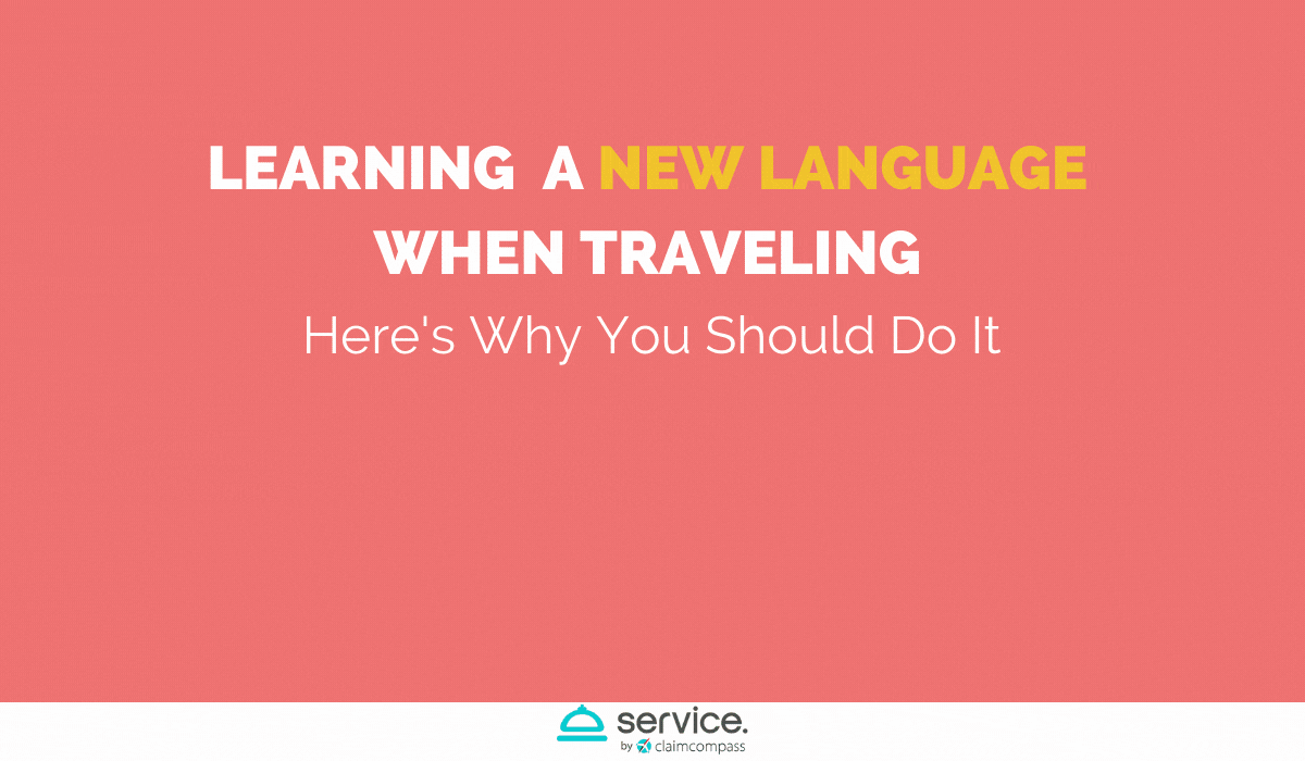 Learning a new language when traveling